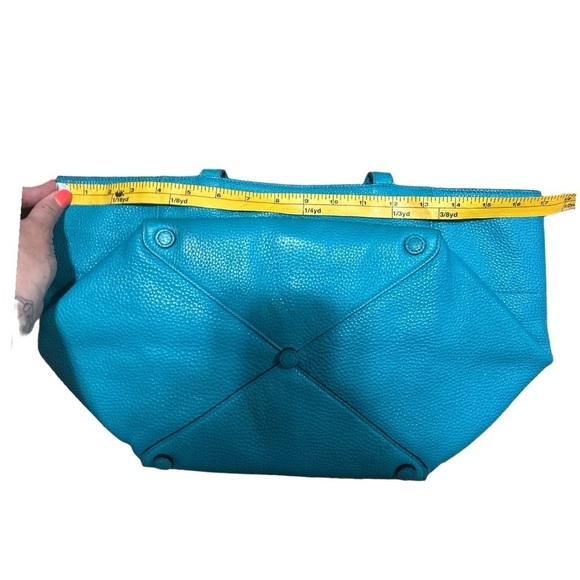 EUC - Prada Vitello Daino Tote Bag - turquoise - Picture 5 of 13